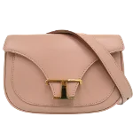 Pink Leather Tod's Shoulder Bag