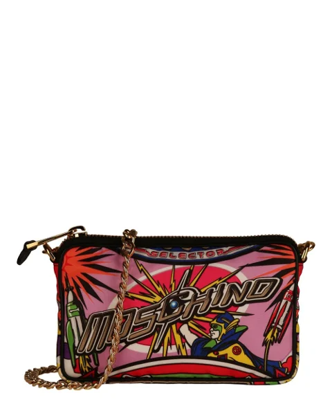 Multicolor Leather Moschino Crossbody Bag