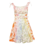 Multicolor Linen Zimmermann Dress