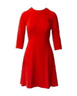 Red Fabric Sandro Dress