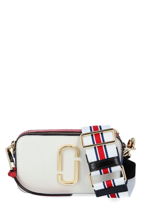 White Leather Marc Jacobs Crossbody Bag