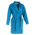 Blue Wool Diane Von Furstenberg Coat