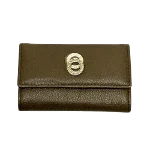 Brown Leather Bvlgari Key Holder