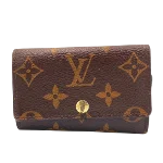 Brown Canvas Louis Vuitton Key Holder