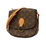 Brown Fabric Louis Vuitton Saint Cloud