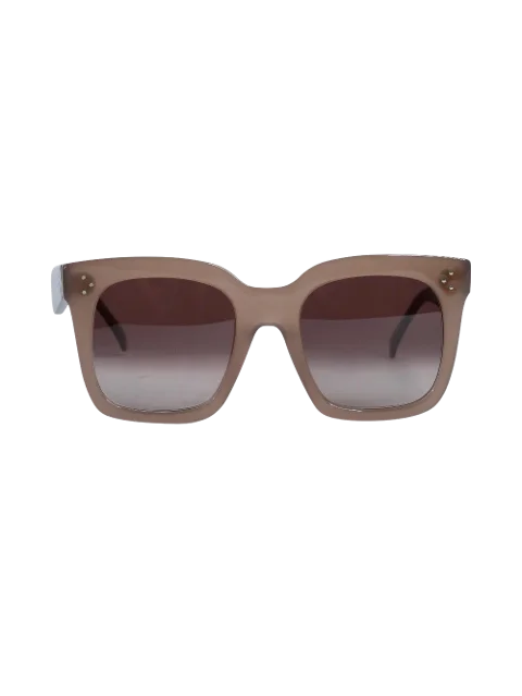Pink Plastic Céline Sunglasses
