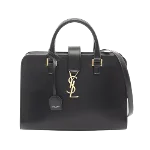 Black Leather Yves Saint Laurent Handbag