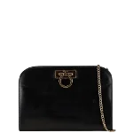 Black Leather Salvatore Ferragamo Crossbody Bag