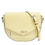 Yellow Leather Karl Lagerfeld Crossbody Bag