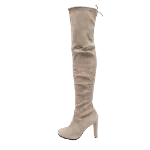 Beige Suede Stuart Weitzman Boots