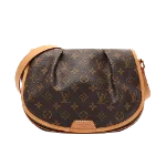 Brown Leather Louis Vuitton Menilmontant