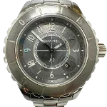 Grey Stainless Steel Chanel Watch