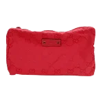 Red Canvas Gucci Clutch