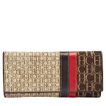 Multicolor Canvas Carolina Herrera Wallet