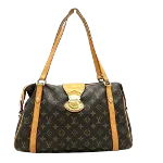 Brown Canvas Louis Vuitton Stresa