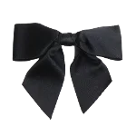 Black Canvas Chanel Hair Accessory