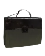 Grey Nylon Prada Briefcase