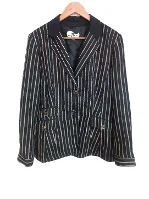 Black Linen Etro Jacket