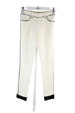 White Viscose Plein Sud Pants