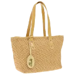 Beige Wool Bally Tote