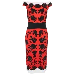 Red Knit Alexander McQueen Dress