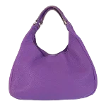 Purple Leather Bottega Veneta Hobo Bag