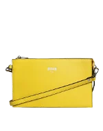 Yellow Leather MSGM Crossbody Bag