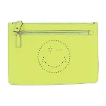 Yellow Leather Anya Hindmarch Pouch