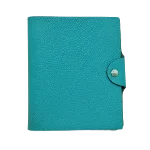 Blue Leather Hermès Agenda Cover