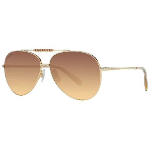 Gold Metal Swaroski Sunglasses
