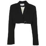 Black Cotton Ganni Jacket