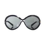 Black Plastic Louis Vuitton Sunglasses