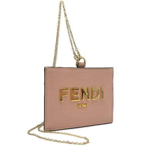 Pink Leather Fendi Wallet