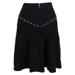 Black Fabric Sandro Skirt