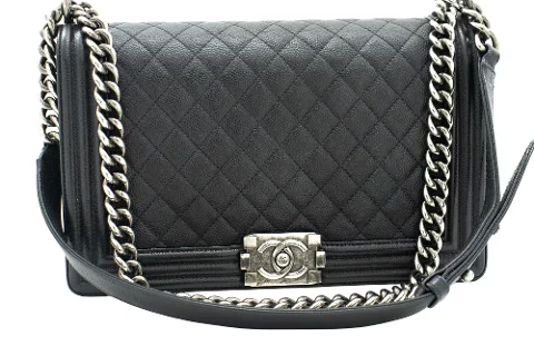 absorberende Vidunderlig stun Chanel Boy Bag | Autentiske second-hand Chanel tasker