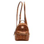 Brown Coated canvas MCM Backpack