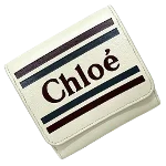 White Leather Chloé Wallet