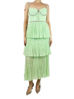 Green Polyester Self Portrait Dress