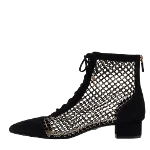 Black Mesh Dior Boots