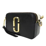 Black Leather Marc Jacobs Shoulder Bag