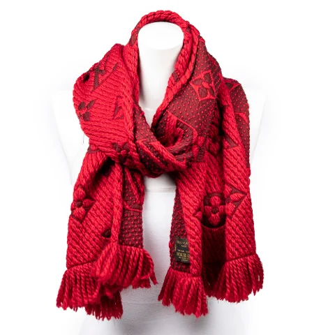 Red Other Louis Vuitton Scarf