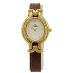 Gold Leather Fendi Watch