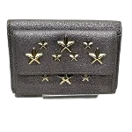 Grey Leather Jimmy Choo Wallet