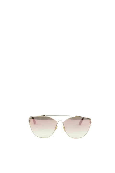Gold Metal Tom Ford Sunglasses
