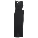 Black Fabric Armani Collezioni Dress