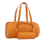 Orange Leather Louis Vuitton Soufflot