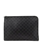 Black Canvas Louis Vuitton Pouch