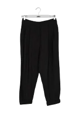 Black Cotton Heimstone Pants