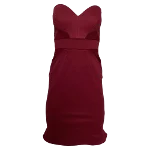 Red Fabric Zac Posen Dress