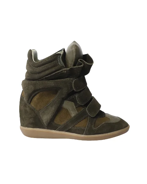 Green Leather Isabel Marant Sneakers